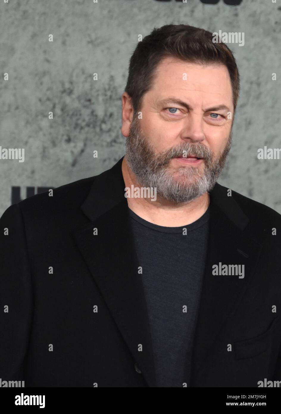 Los Angeles, California, USA 9th January 2023 Actor Nick Offerman attends HBO's 'The Last of Us