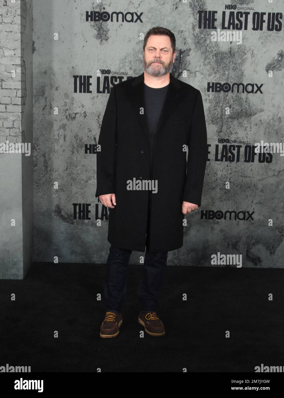 Los Angeles, California, USA 9th January 2023 Actor Nick Offerman attends HBO's 'The Last of Us