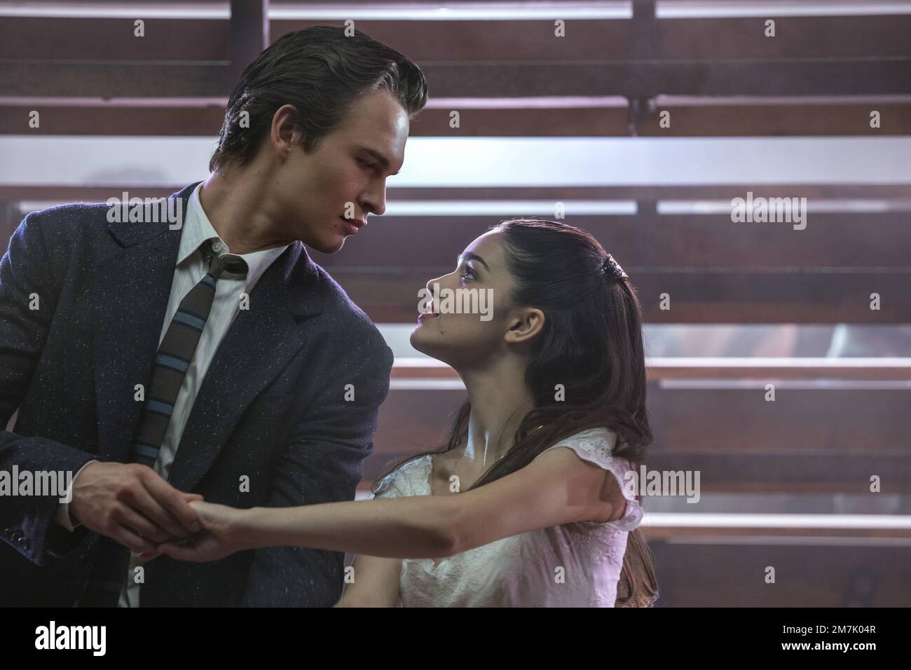 West Side Story Ansel Elgort & Rachel Zegler Stock Photo Alamy