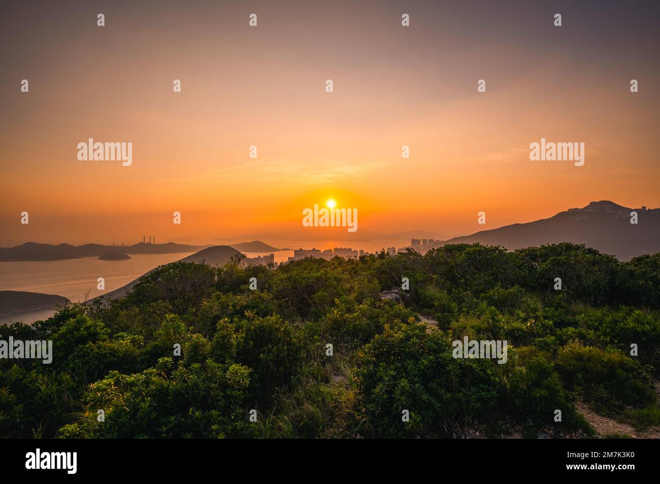 Hiking in Hong Kong Stock Photo Alamy