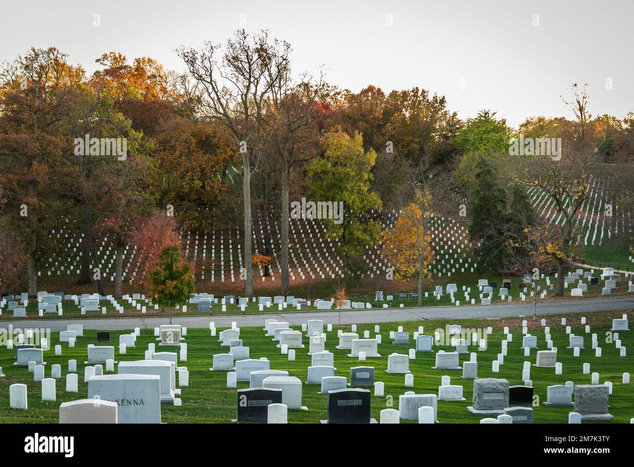 Arlington National Cemetery, United States Army cemetery, Arlington, Virginia, USA Stock Photo