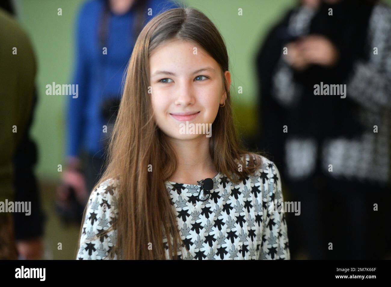 KYIV, UKRAINE - JANUARY 10, 2023 - Eleven-year-old world draughts
