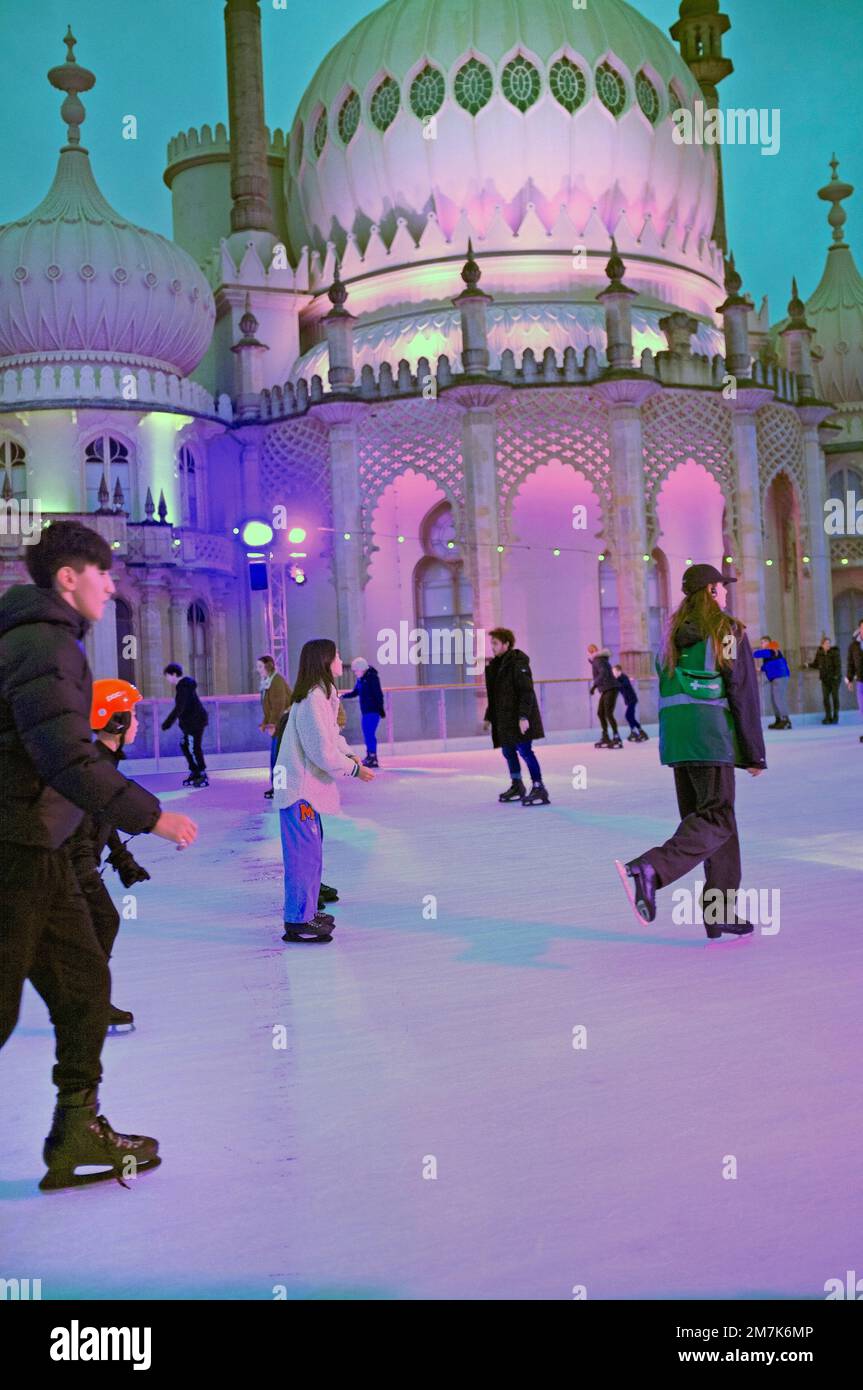 The Royal Pavilion Ice Rink, Brighton Stock Photo Alamy