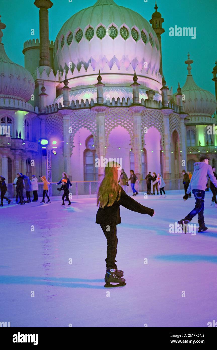 The Royal Pavilion Ice Rink, Brighton Stock Photo Alamy