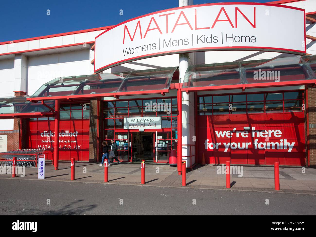 Matalan store entrance Stock Photo Alamy