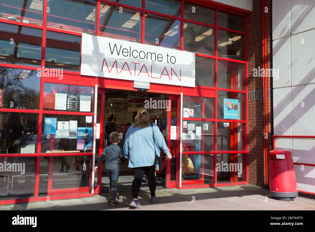 Matalan store entrance Stock Photo Alamy