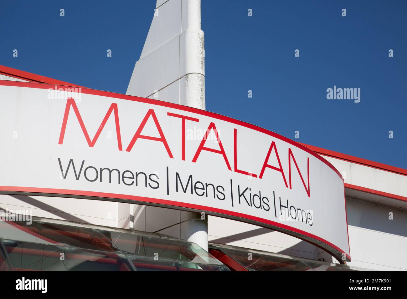 Matalan store entrance Stock Photo