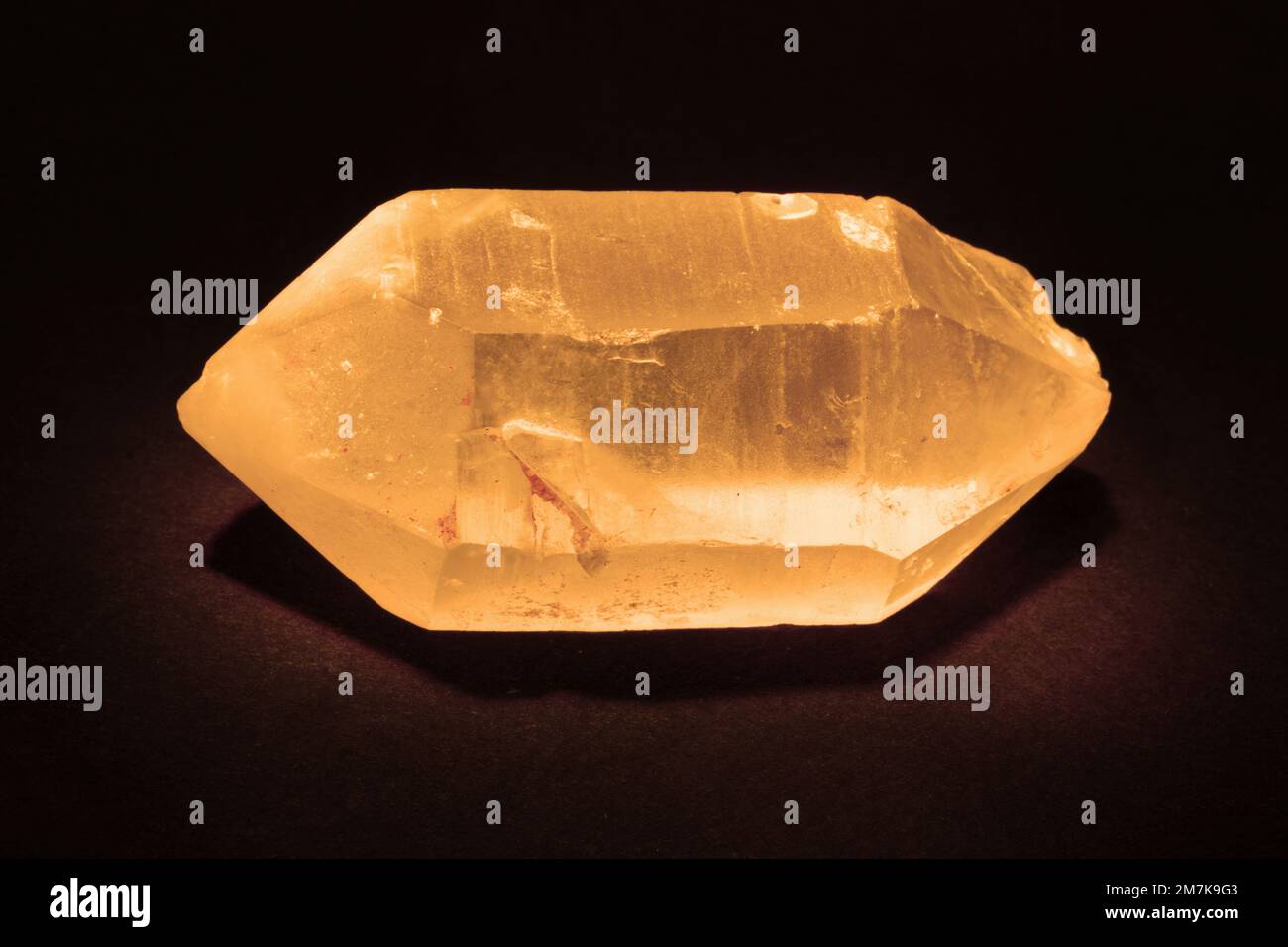 Rocks and Minerals, Quartz Crystals laboratory sample Stock Photo Alamy