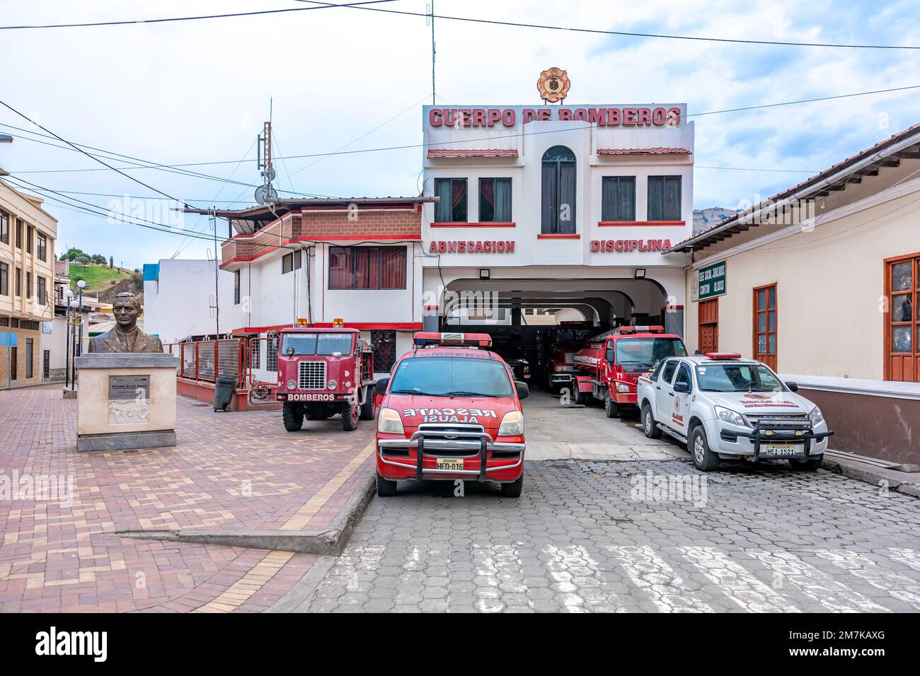 Alausi, Ecuador September 24, 2022 fire department Stock Photo Alamy