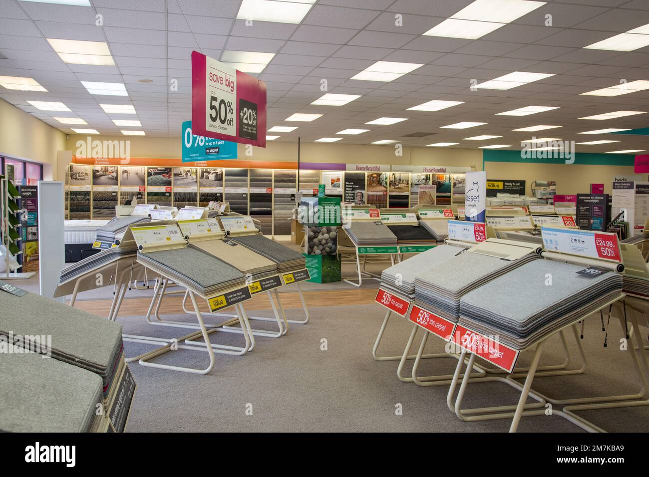 Carpet Right store Stock Photo Alamy