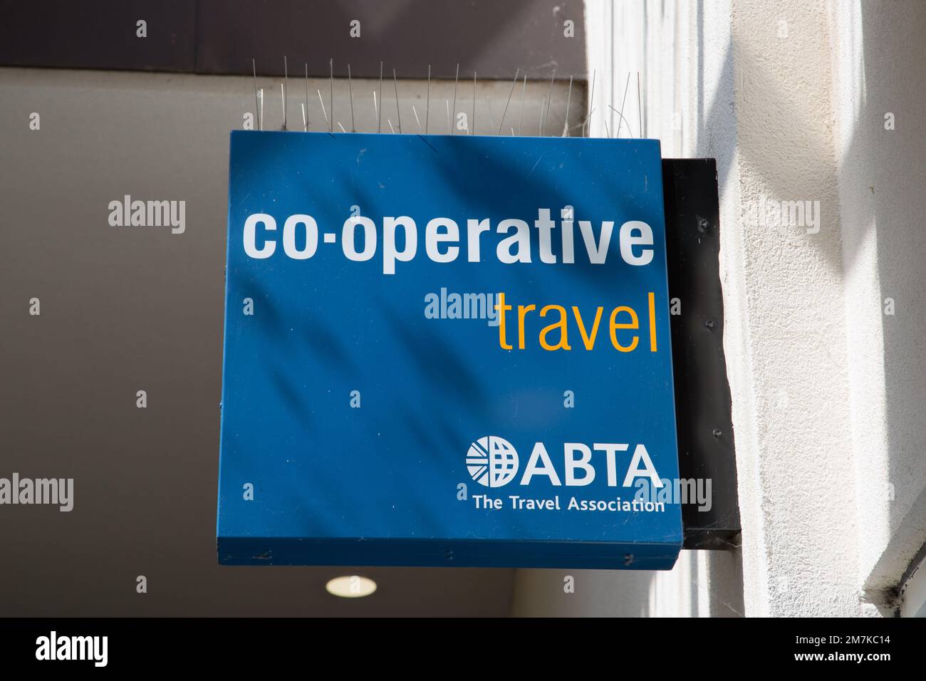 Co-operative travel shop Stock Photo