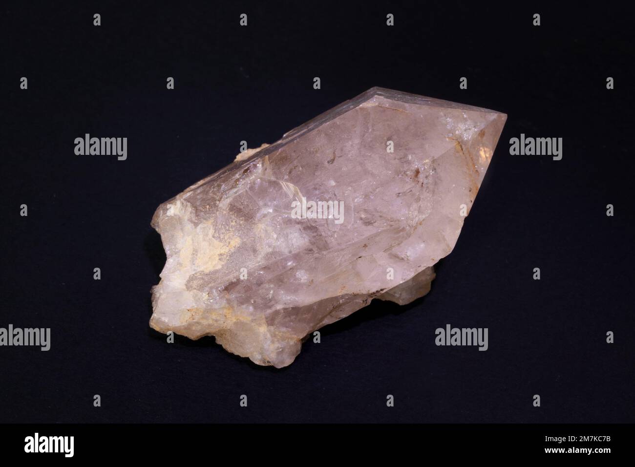 Rocks and Minerals, Quartz Crystals laboratory sample Stock Photo Alamy