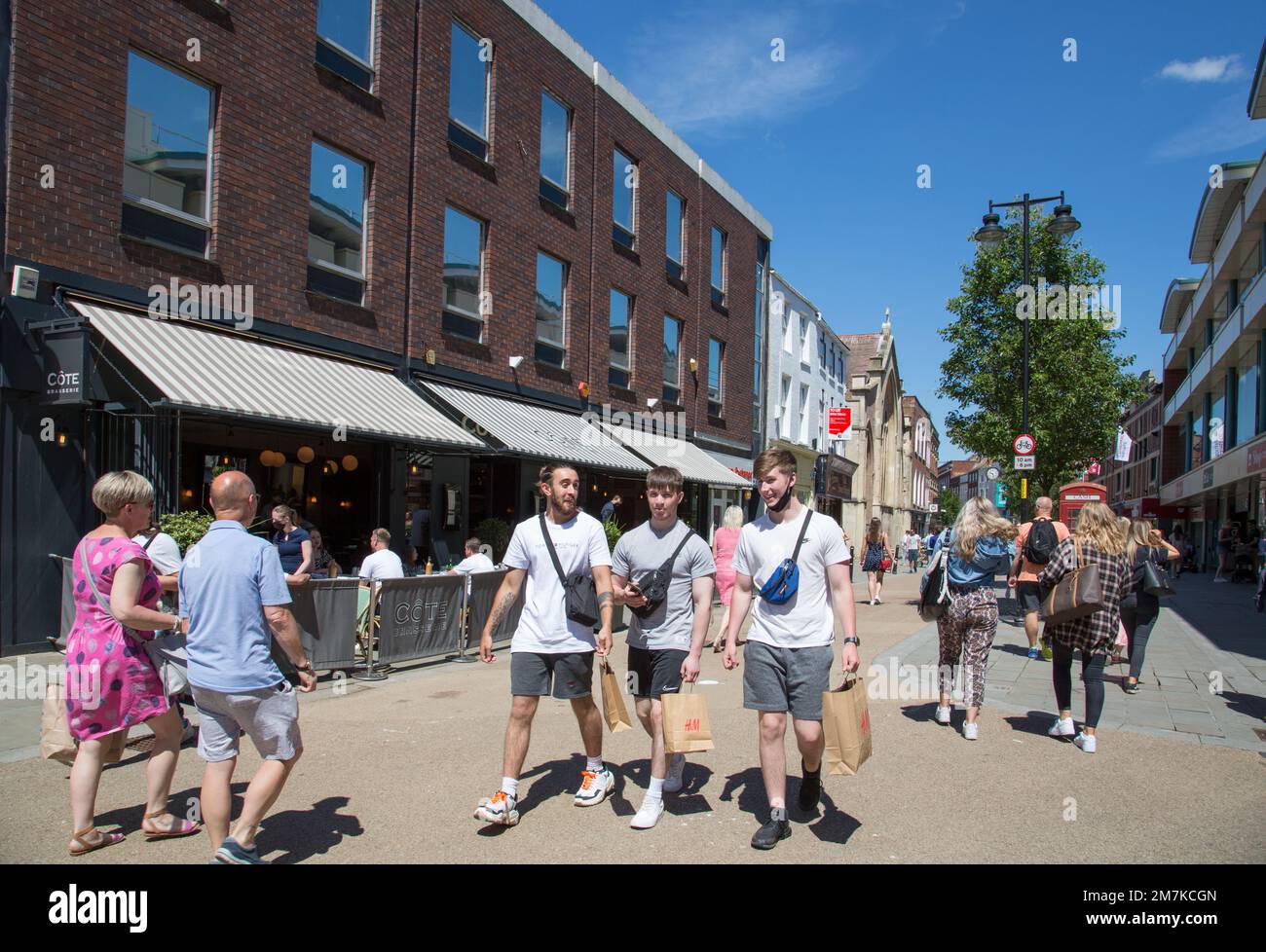 High Street, Worcester Stock Photo