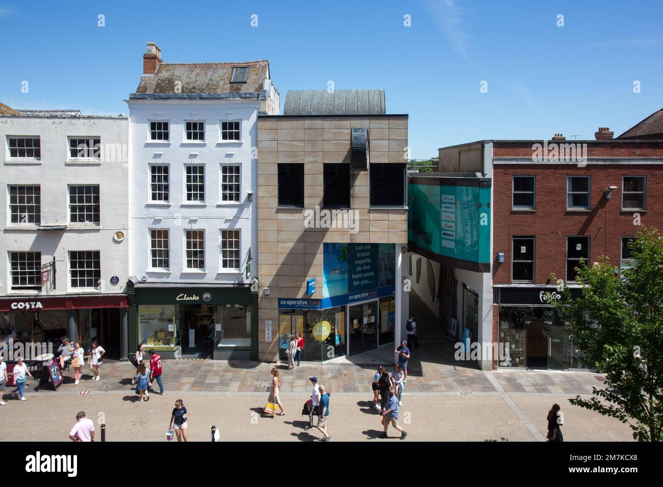 High Street, Worcester Stock Photo Alamy
