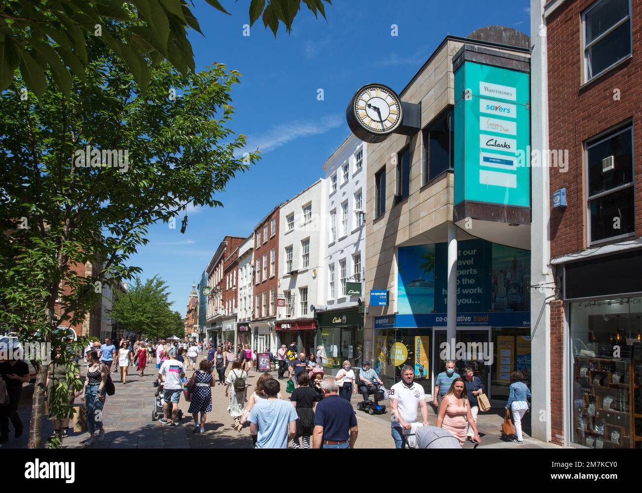 High Street, Worcester Stock Photo Alamy