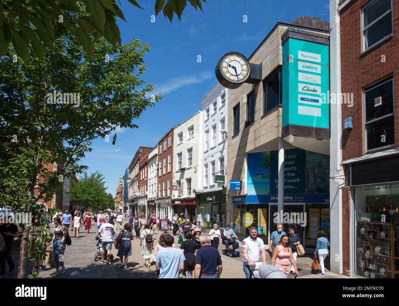 High Street, Worcester Stock Photo