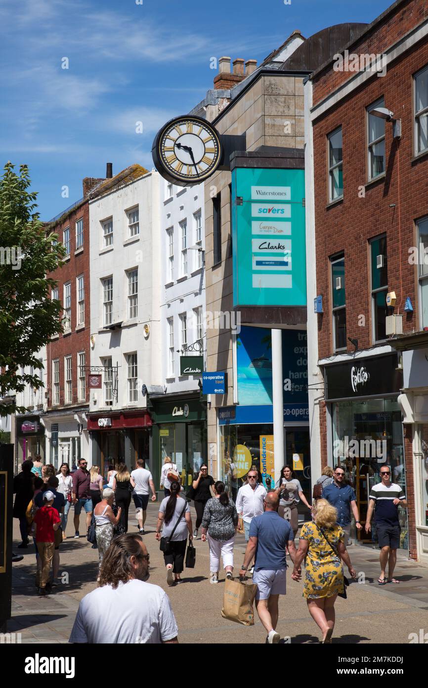 High Street, Worcester Stock Photo Alamy