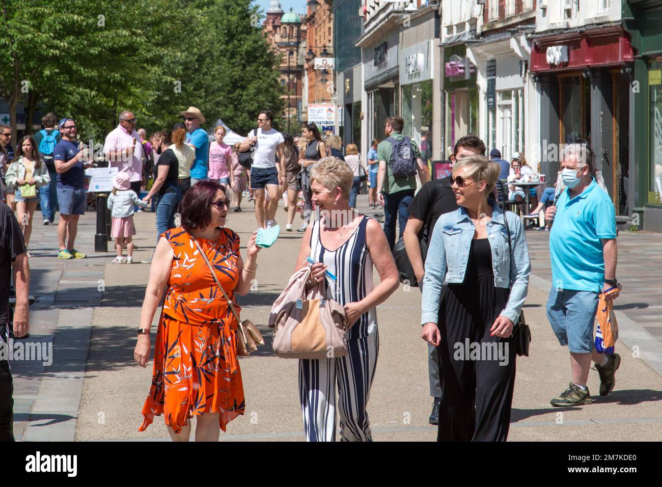 High Street, Worcester Stock Photo