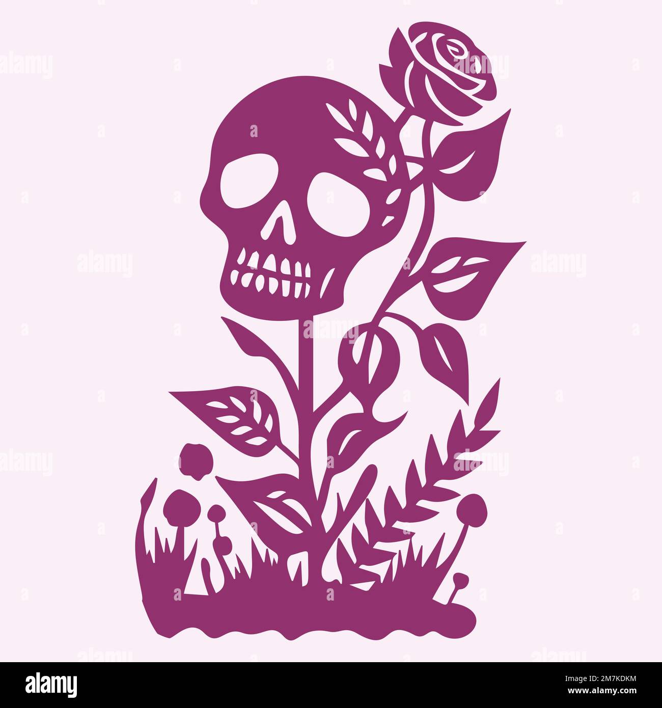 Vintage Roses Skull Set Gothic Tattoos Collection Graphic Color Isolated  Stock Vector by ©Ultimaiulia 508463002