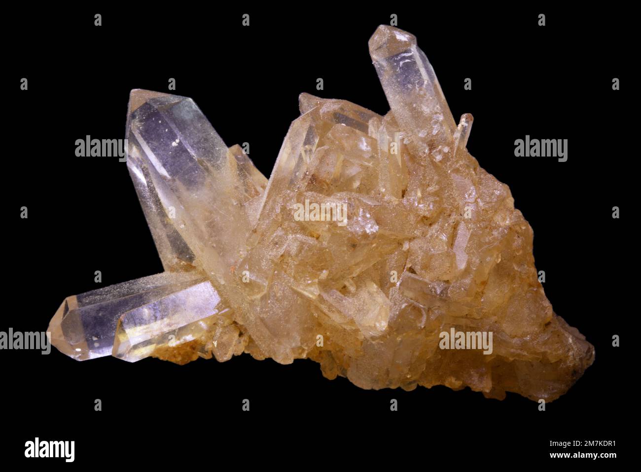 Rocks and Minerals, Quartz Crystals laboratory sample Stock Photo Alamy