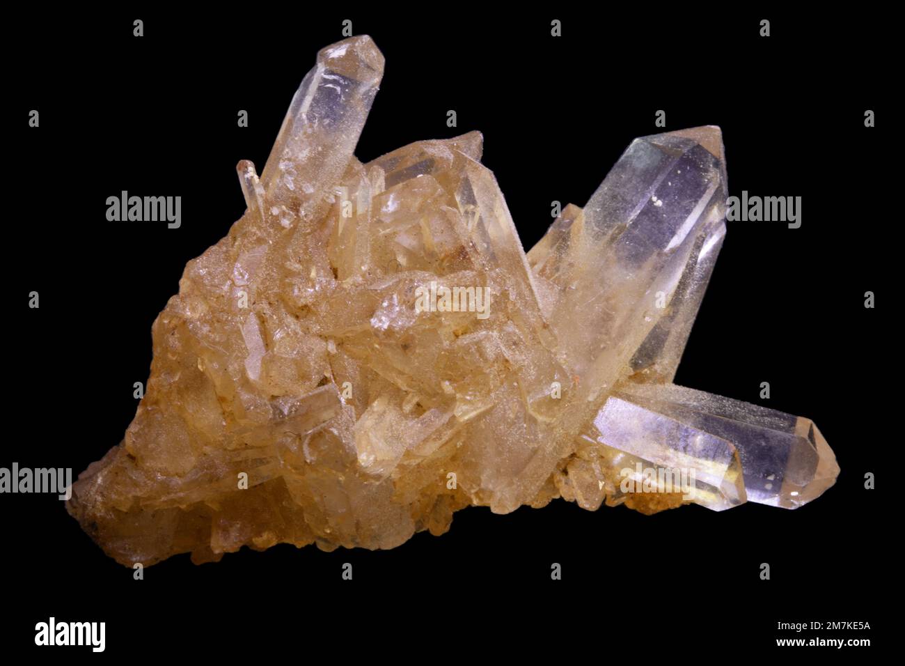Rocks and Minerals, Quartz Crystals laboratory sample Stock Photo Alamy