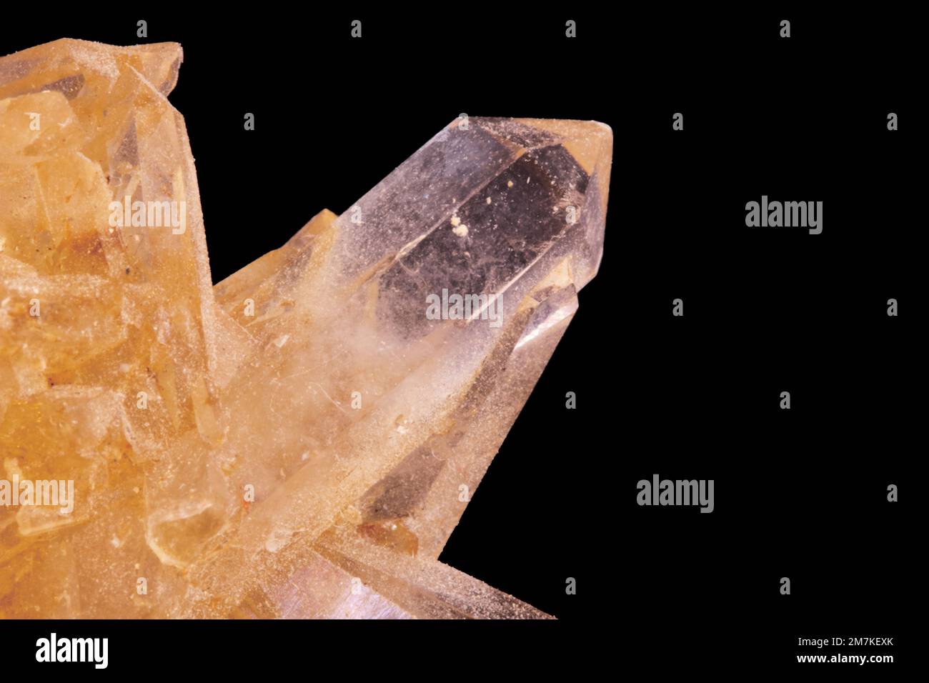Rocks and Minerals, Quartz Crystals laboratory sample Stock Photo Alamy