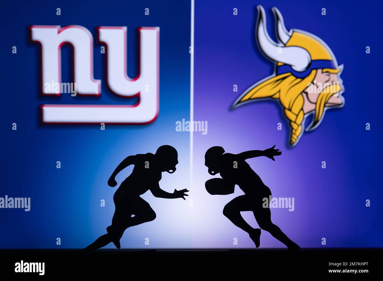 MINNESOTA, USA, JANUARY 10, 2023 New York Giants vs. Minnesota Vikings