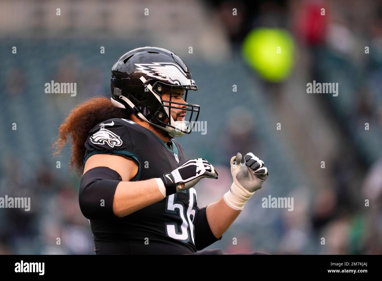 Philadelphia Eagles' D'Andre Swift plays during an NFL football game,  Thursday, Sept. 14, 2023, in Philadelphia. (AP Photo/Matt Slocum Stock  Photo - Alamy