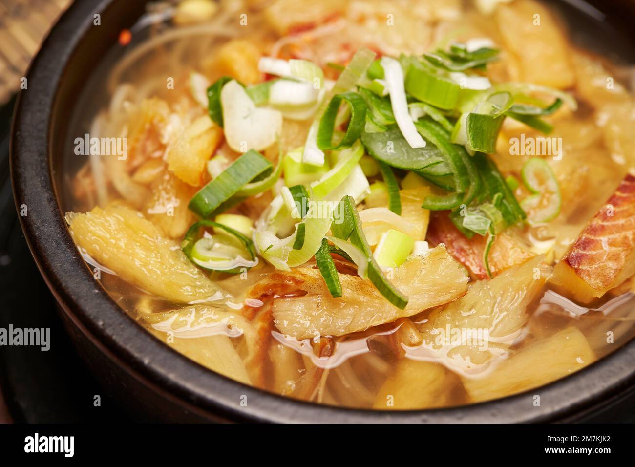 Bean Sprout and Dried Pollack Hangover Soup Stock Photo Alamy