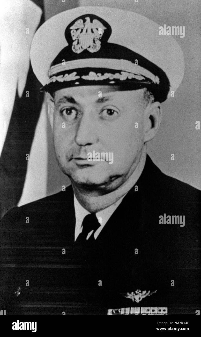 CAPT. William H. Livingston, USN (covered) CO, USS RANGER (CV-61), 1968-1969. Country: Unknown Stock Photo