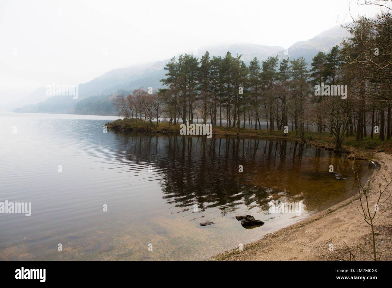 View over Loch Eck, Scotland Stock Photo Alamy