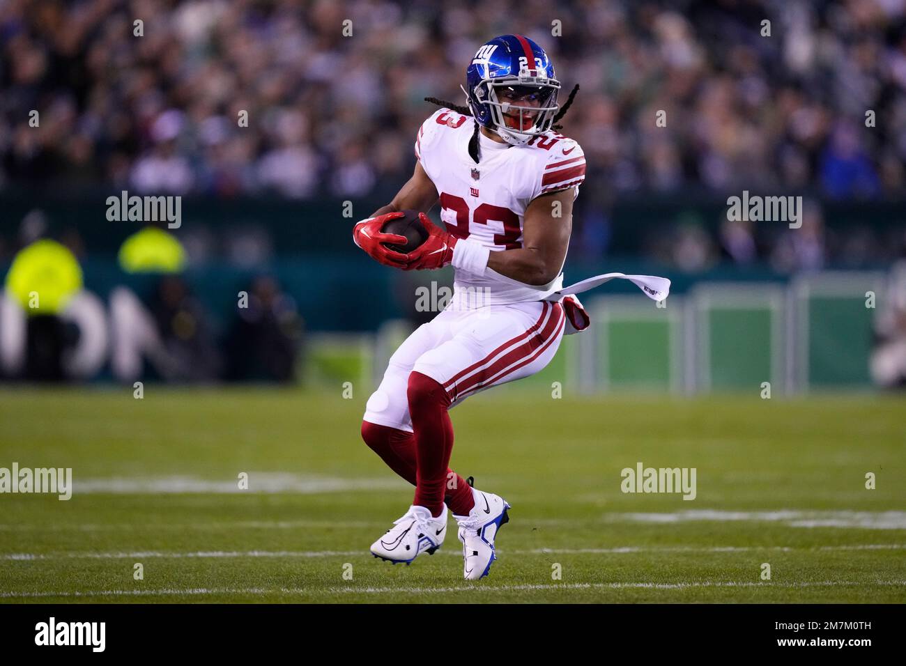 New York Giants running back Gary Brightwell in action during an NFL ...