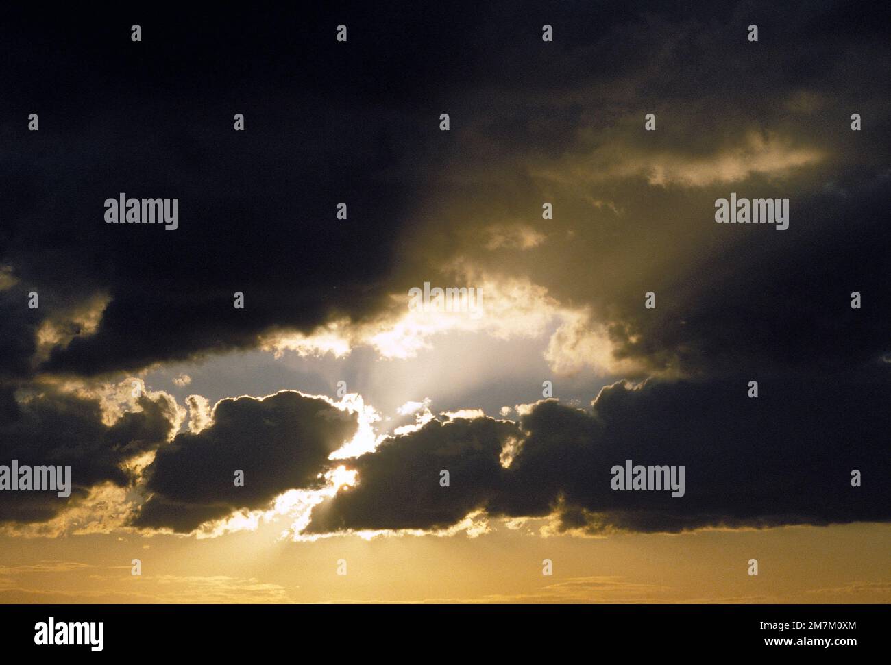 Stormy atmospheric sky golden hi-res stock photography and images - Alamy
