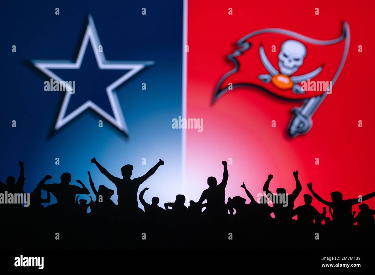 TAMPA BAY, USA, JANUARY 10, 2023: Dallas Cowboys vs. Tampa Bay