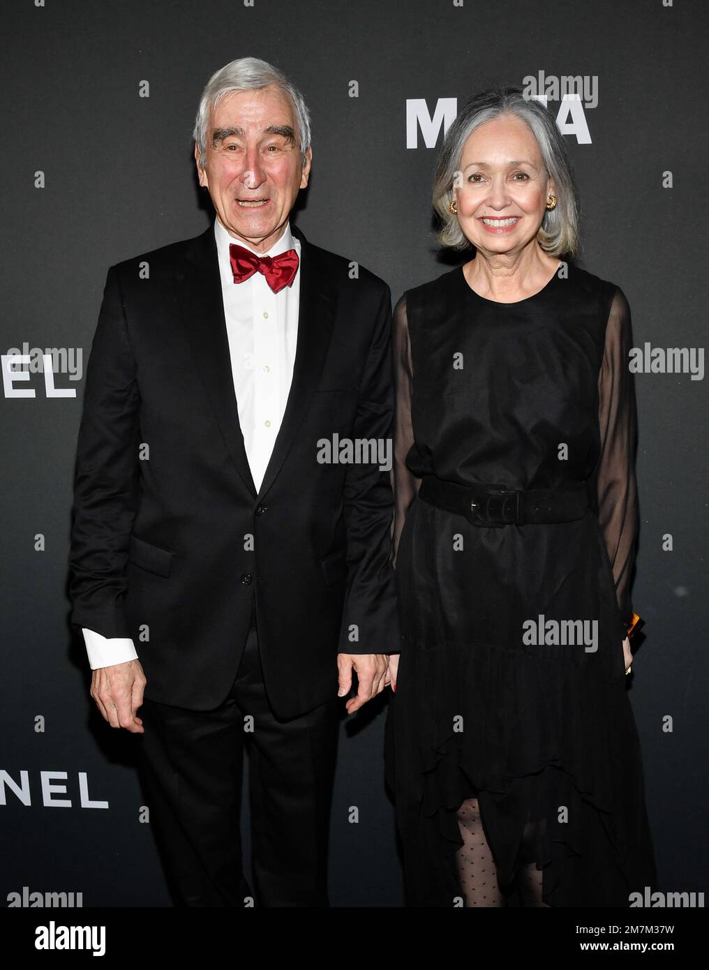 Sam Waterston, left, and wife Lynn Louisa Woodruff attend the MoMA Film
