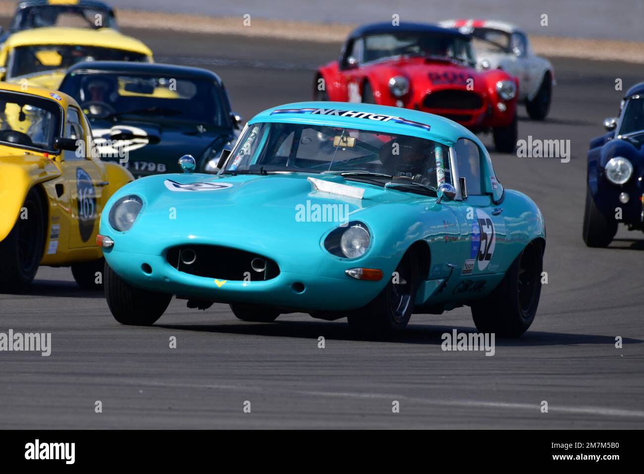 Chris Rhea Racing Andy Newall, Rhea Sautter, Jaguar E-Type, Masters Historic Racing ...