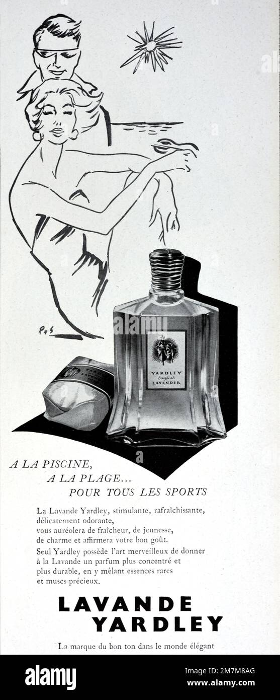 Perfume advertisement vintage hi-res stock photography and images - Page 2  - Alamy