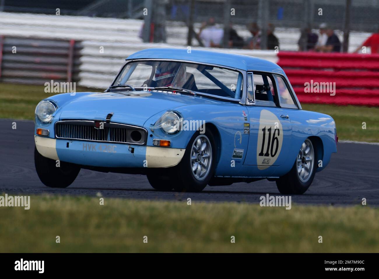 Neil Fisher, MGB, Masters Historic Racing, International Trophy for Classic GT Cars Pre ’66, a fifty minute race with a compulsory pitstop and the opt Stock Photo