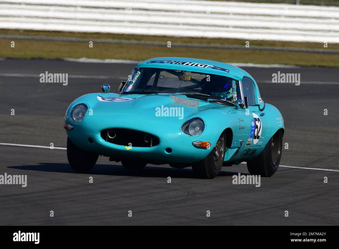 Chris Rhea Racing Andy Newall, Rhea Sautter, Jaguar E-Type, Masters Historic Racing ...