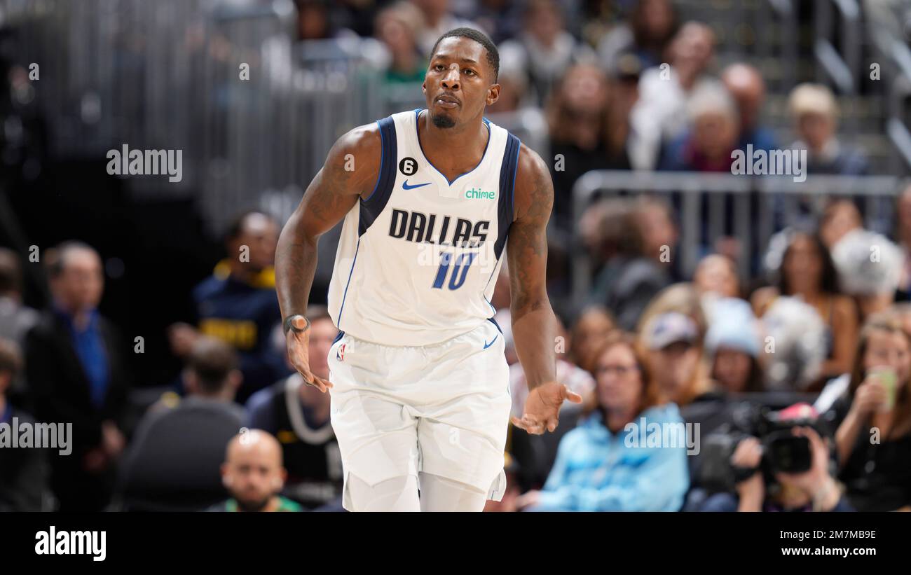 Dallas Mavericks forward Dorian FinneySmith (10) in the second half of