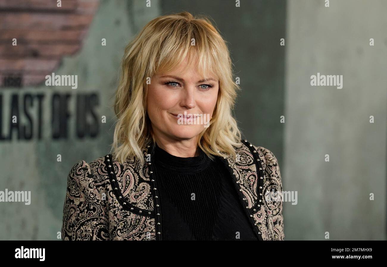 Malin Akerman poses at the premiere of the HBO series "The Last of Us