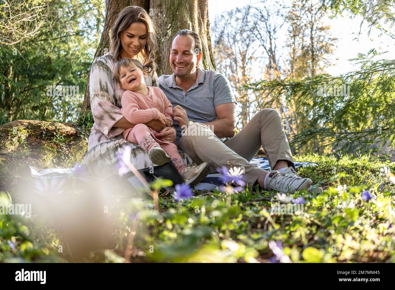 Europe, Germany, BadenWuerttemberg, Stuttgart, Hohenheim Castle, Happy