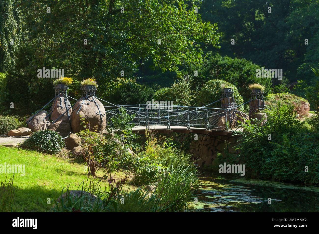 Bridge in bergedorf castle garden hires stock photography and images