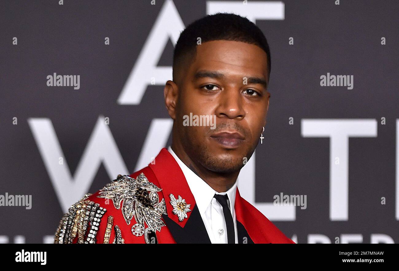 Kid Cudi arrives at the Celine Fall/Winter 2023 Fashion Show on