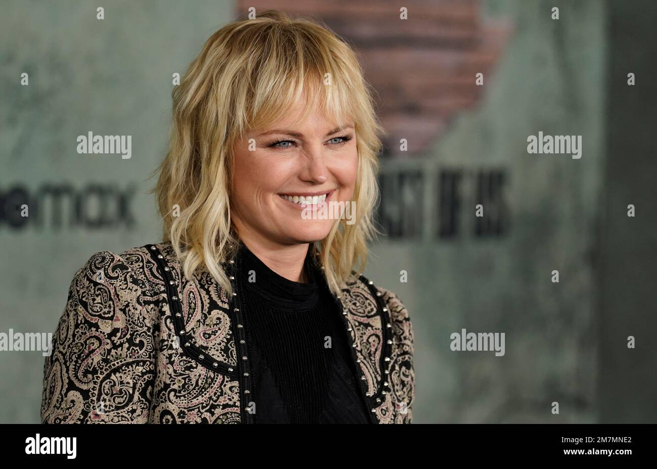 Malin Akerman poses at the premiere of the HBO series "The Last of Us
