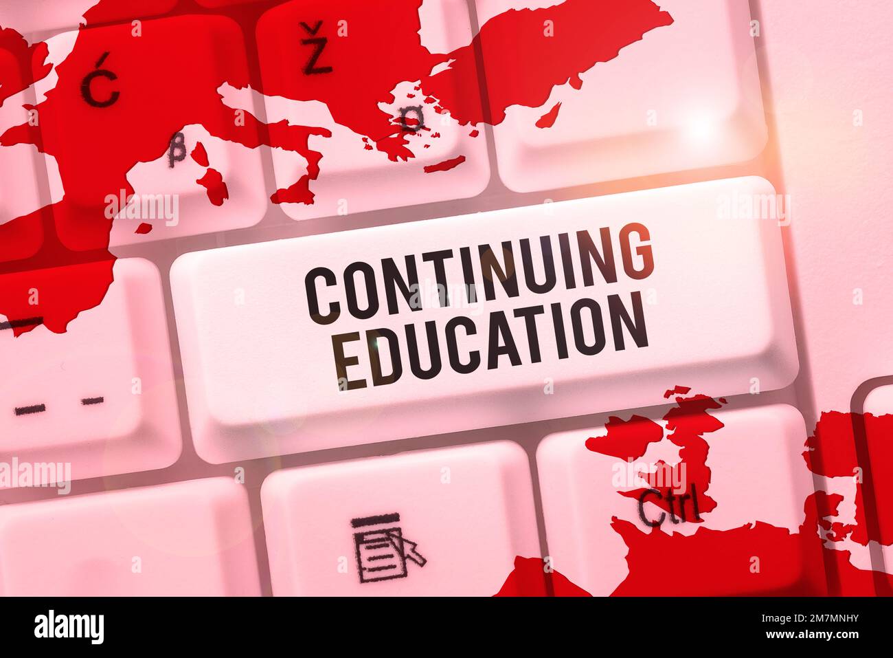 Writing displaying text Continuing Education, Business concept ...