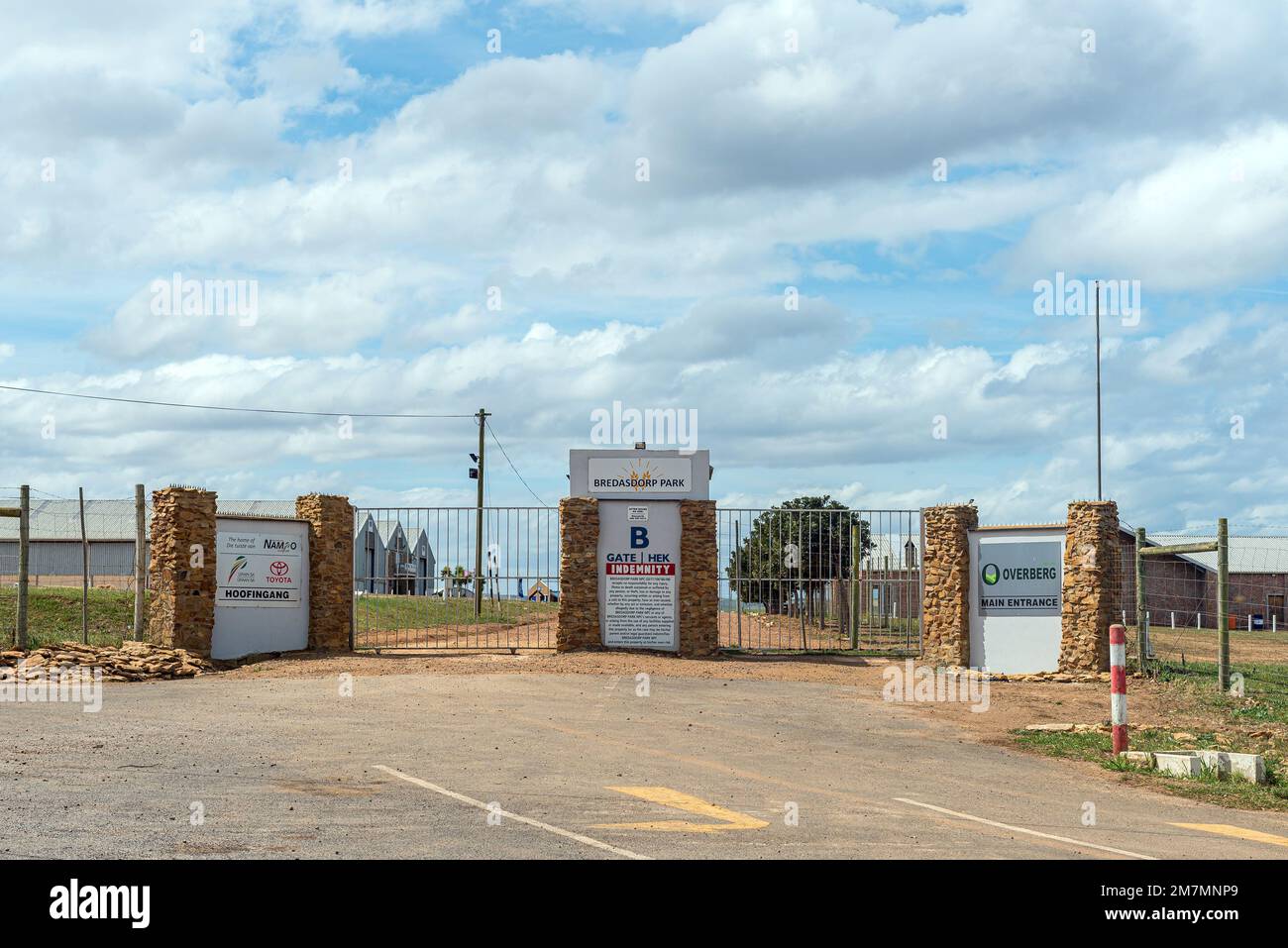 Bredasdorp, South Africa Sep 23, 2022 Main entrance of the