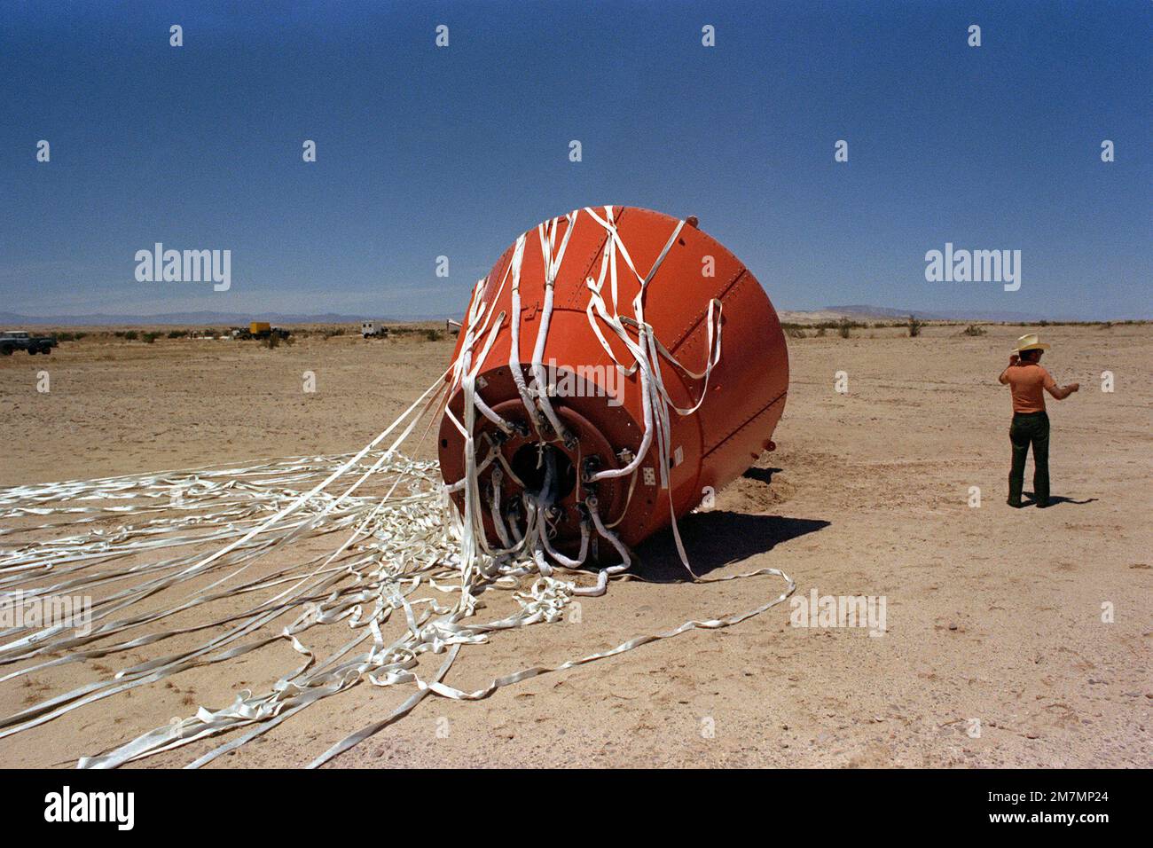 The parachute used for the NASA Space Shuttle Program Solid Rocket