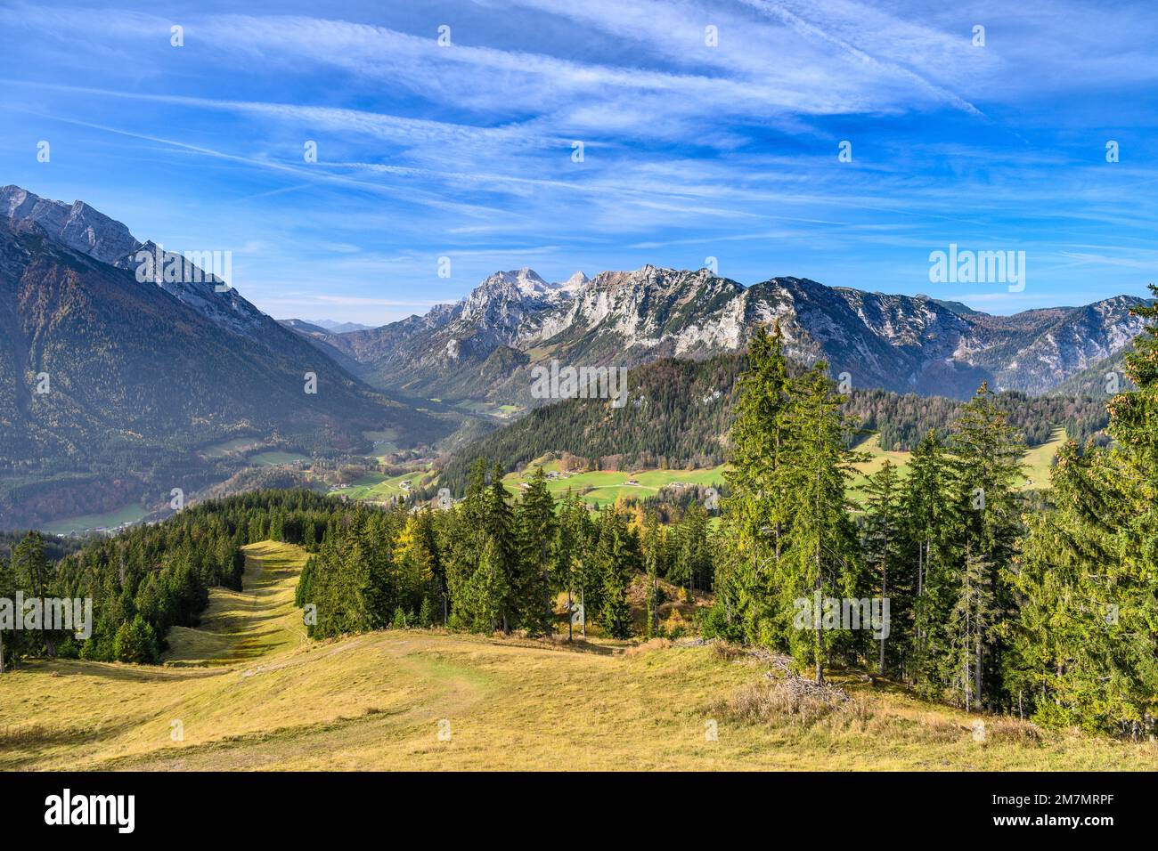 Germany, Bavaria, Berchtesgadener Land, Ramsau, Hochschwarzeck ...