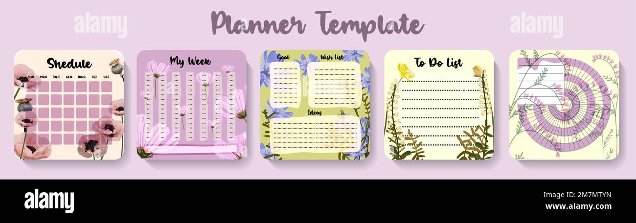 Minimalist planners. Bullet Journal. Cute and simple printable to do list. Business organizer ...